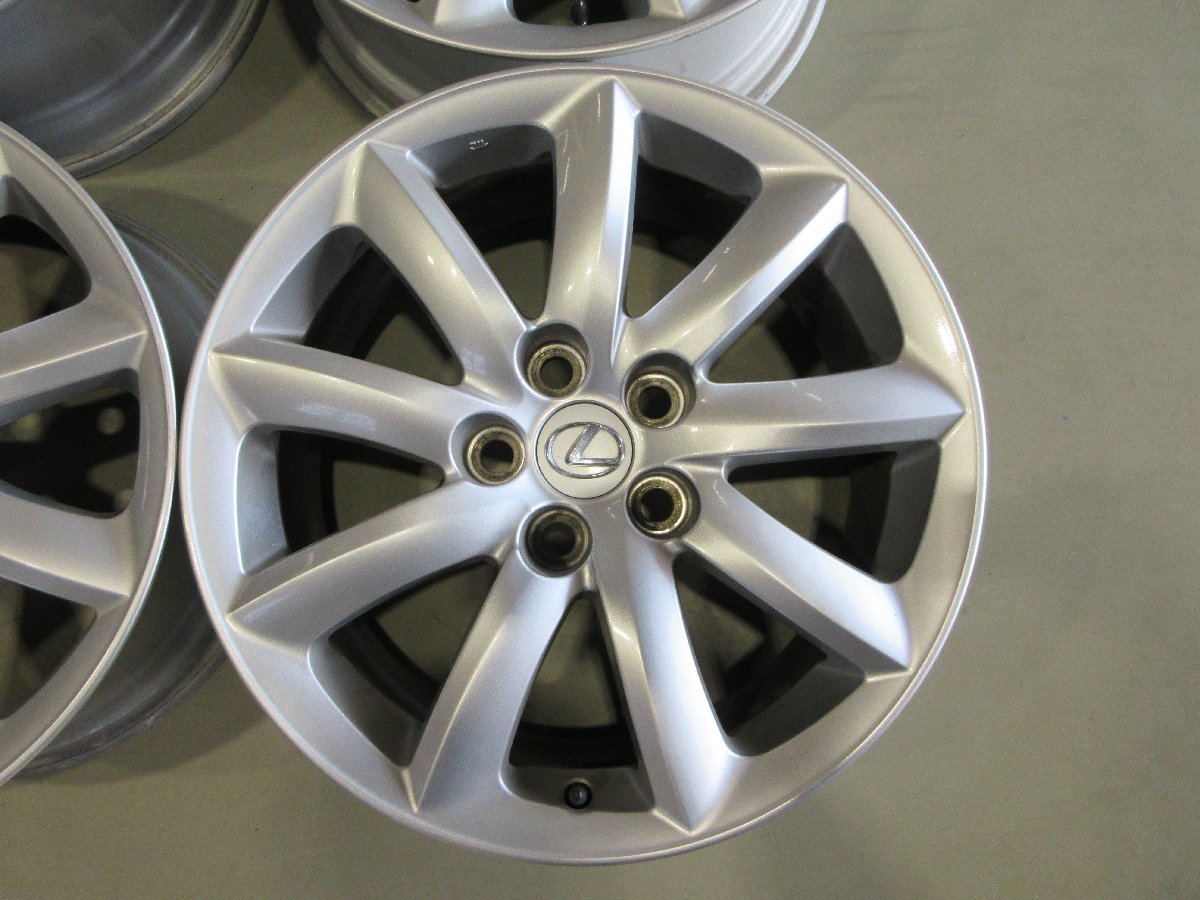 ■18インチ 純正アルミホイール / レクサス LS / 18×7.5J+32　5H PCD120 / 4本 / 中古 / LEXUS_画像2