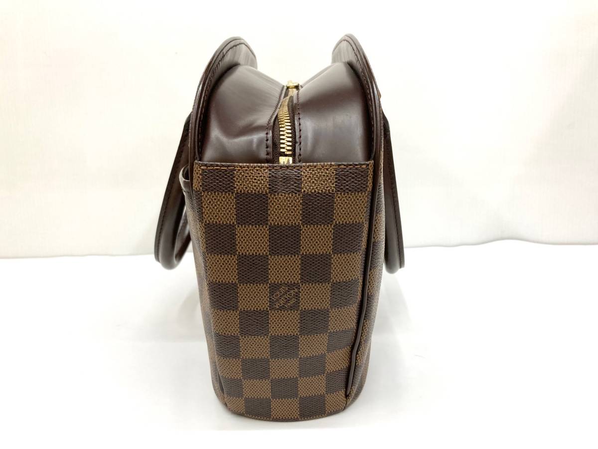 【 人気！ 】LOUIS VUITTON/ ルイ・ヴィトン　サリア・オリゾンタル　ダミエ N51282 ハンドバッグ ダミエ・キャンバス エベヌ バッグ_画像2