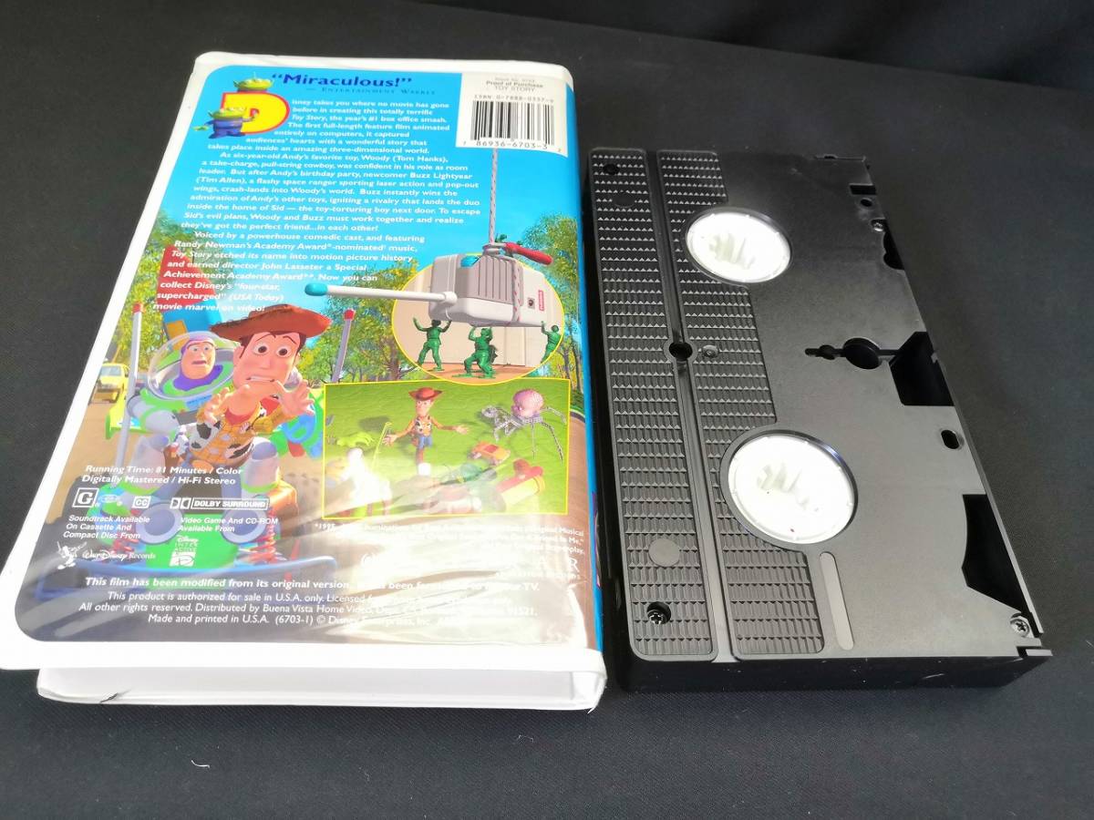 [ б/у включая доставку ]VHS[TOY STORY]Disney 1995 год ( воспроизведение не проверка )*D6703