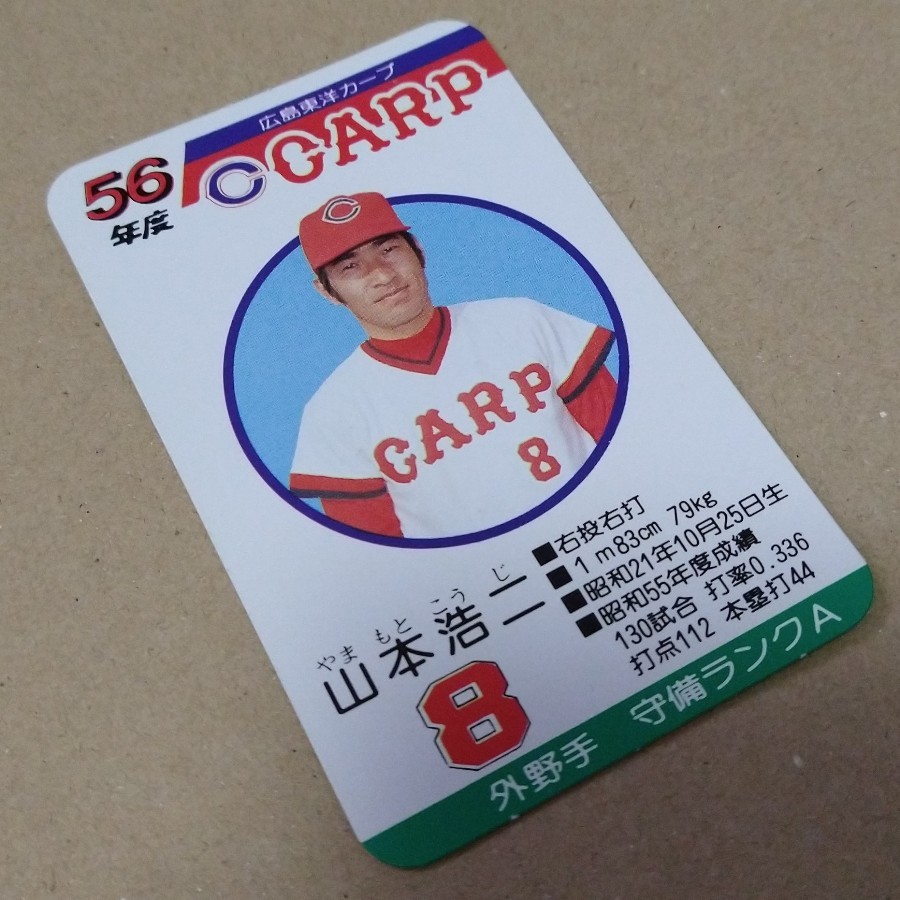 タカラ プロ野球カードゲーム 56年度版 広島東洋カープ