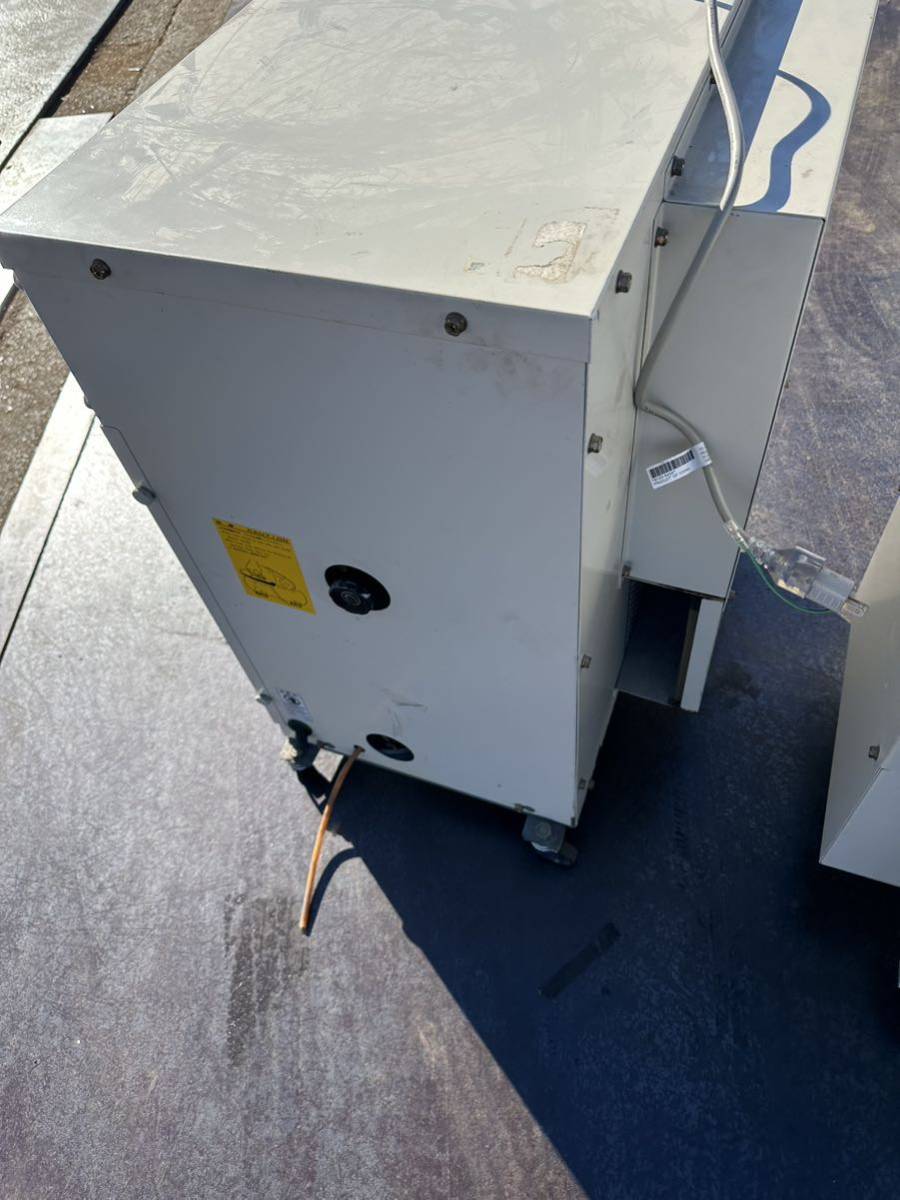 HITACHIエアーコンプレッサー単相100Vパッケージ防音オイルフリー型式PO-0.4PSZパッケージコンプレッサー 引取限定 _画像3