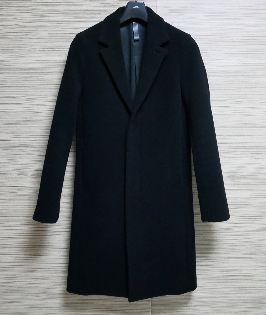 WJK 20AW 定価8万 fine wool chester coat Wメルトンウール