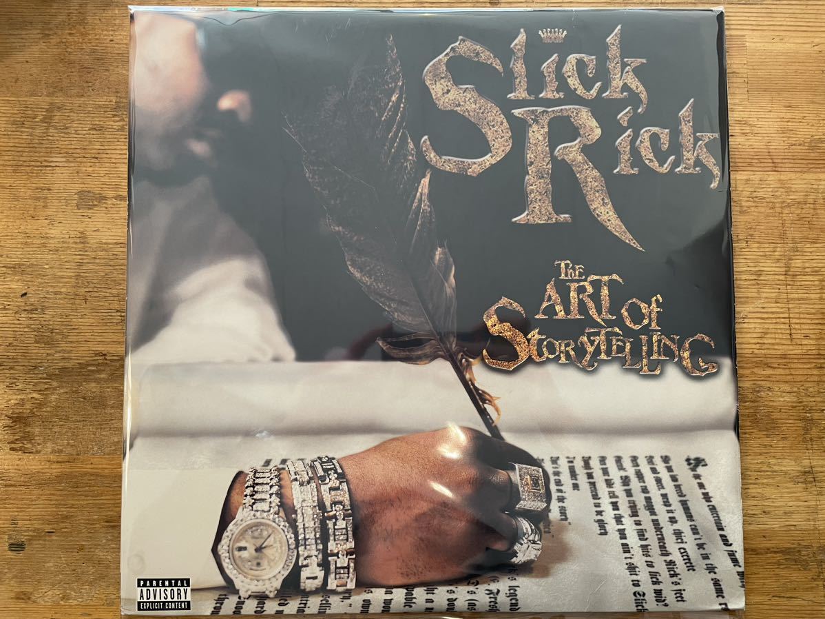 SLICK RICK THE ART OF STORYTELLING LP US ORIGINAL PRESS!! Nas Q-tip Snoop Dogg Doug E Fresh Kid Capri 参加