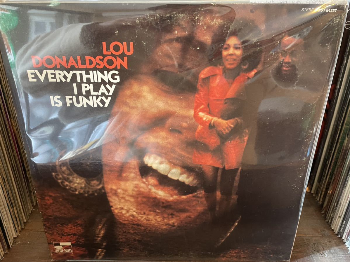 LOU DONALDSON EVERYTHING I PLAY IS FUNKY LP US 2ND PRESS!! HIPHOP SAMPLING SOURCE!!_画像1