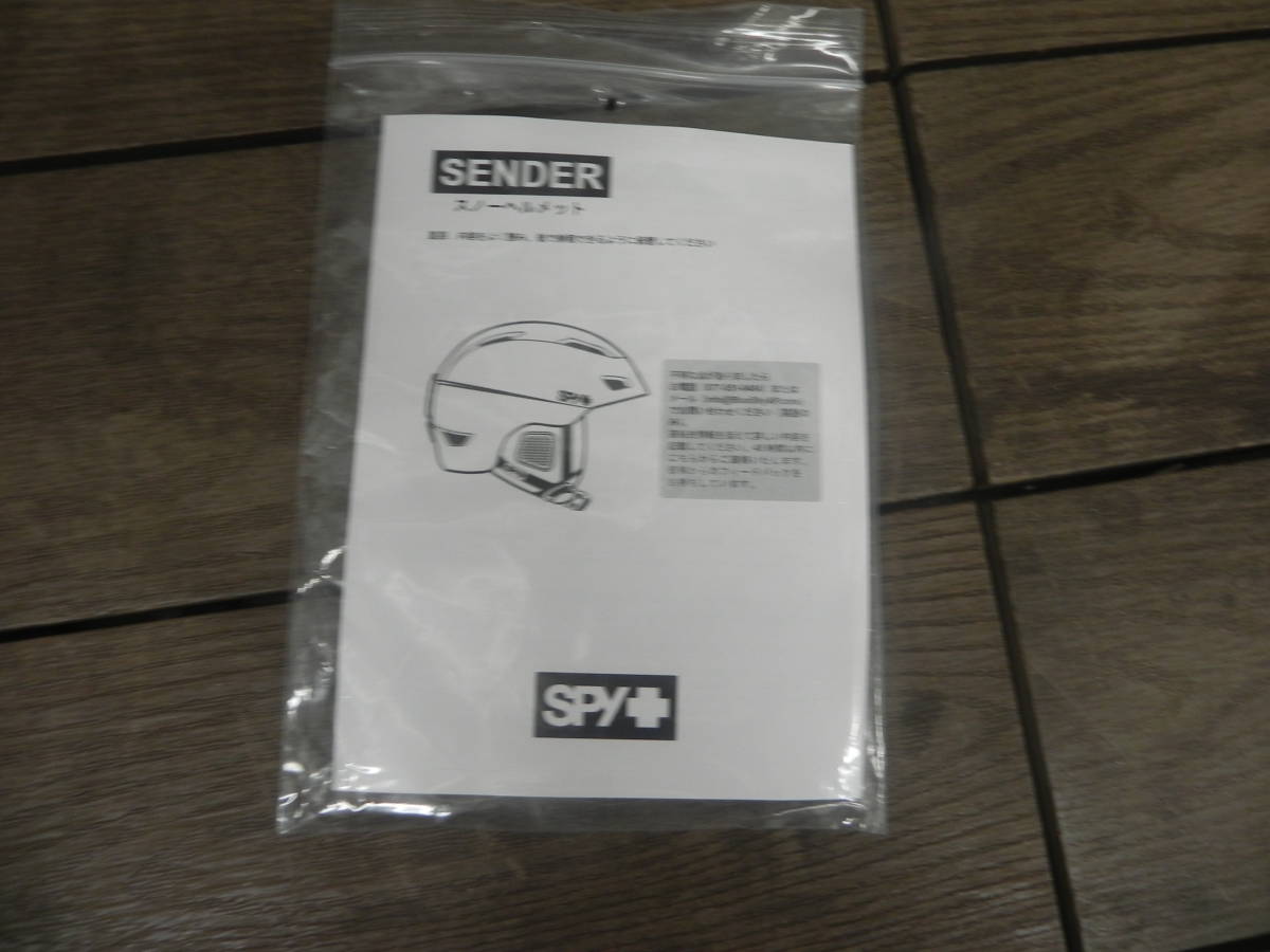 ○SPY スパイ 大人用スノーヘルメット SENDER MIPSテクノロジー搭載 白 ホワイト サイズ L/G 59-62cm 展示品_画像8