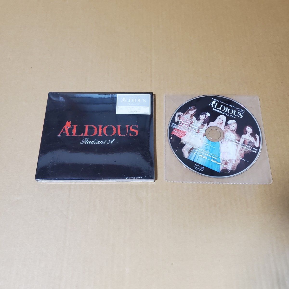 新品CD　ALDIOUS『Radiant A』高音質UHQ DISC とオマケサンプラーCD　アルディアス　Re:NO