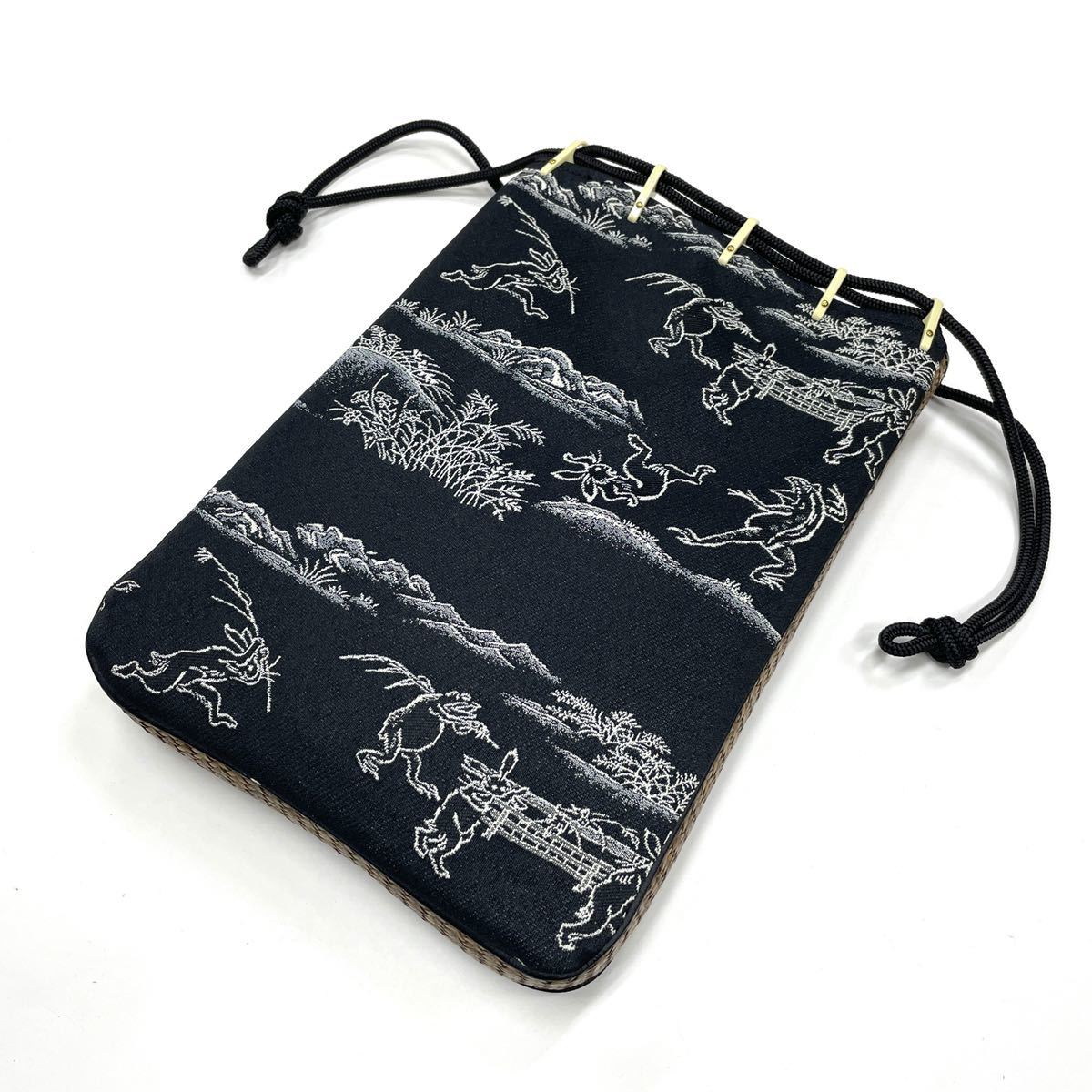 ☆鳥獣戯画☆ 信玄袋 和装バッグ 和装用バッグ 着物バッグ 和装用 巾着