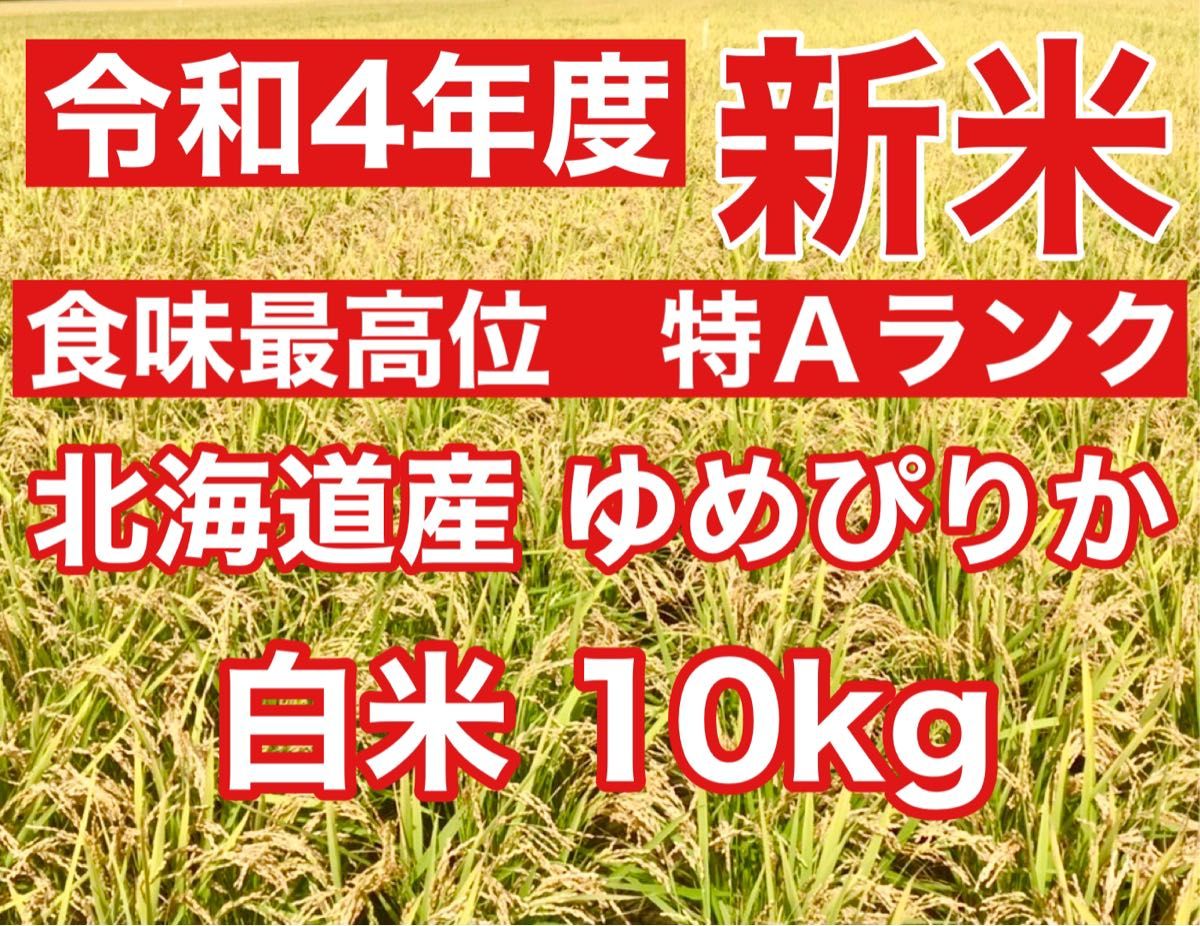 1等米！新米ゆめぴりか 白米10kgずつ お米20kg お米 米 ブランド米