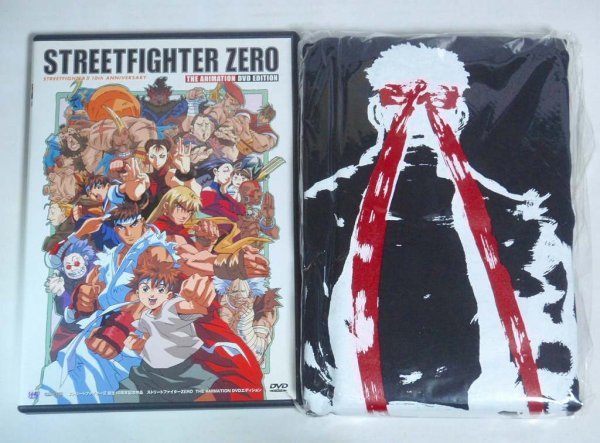 *DVD[ Street Fighter ZERO THE ANIMATION первый раз ограниченая версия ] футболка нераспечатанный Capcom CPVA-1001 Cain *kosgi зима лошадь . прекрасный BOX OVA -тактный Ⅱ