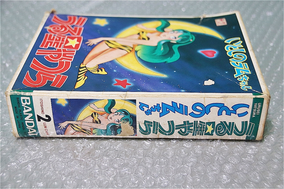  пластиковая модель Bandai BANDAI старый Logo Urusei Yatsura . считая. Ram Chan 2 высота .. прекрасный . подлинная вещь Vintage retro van носорог Bandai 