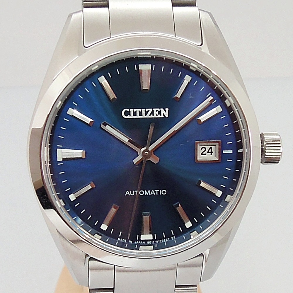 SS CITIZEN シチズン 9011-S125804 3針デイト付き裏スケ自動巻き SS CITIZEN シチズン 9011-S125804 3針デイト付き裏スケ自動巻き