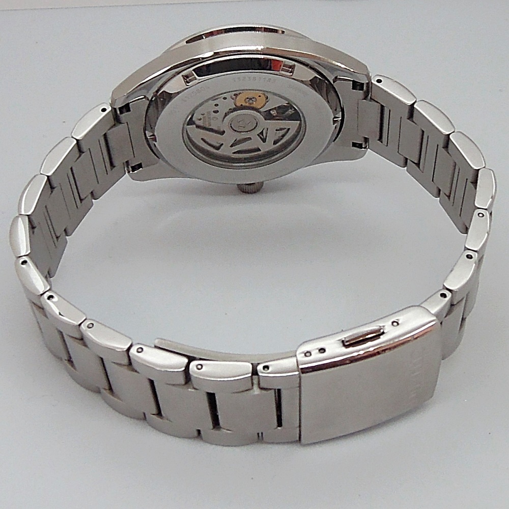SS CITIZEN シチズン 9011-S125804 3針デイト付き裏スケ自動巻き SS CITIZEN シチズン 9011-S125804 3針デイト付き裏スケ自動巻き