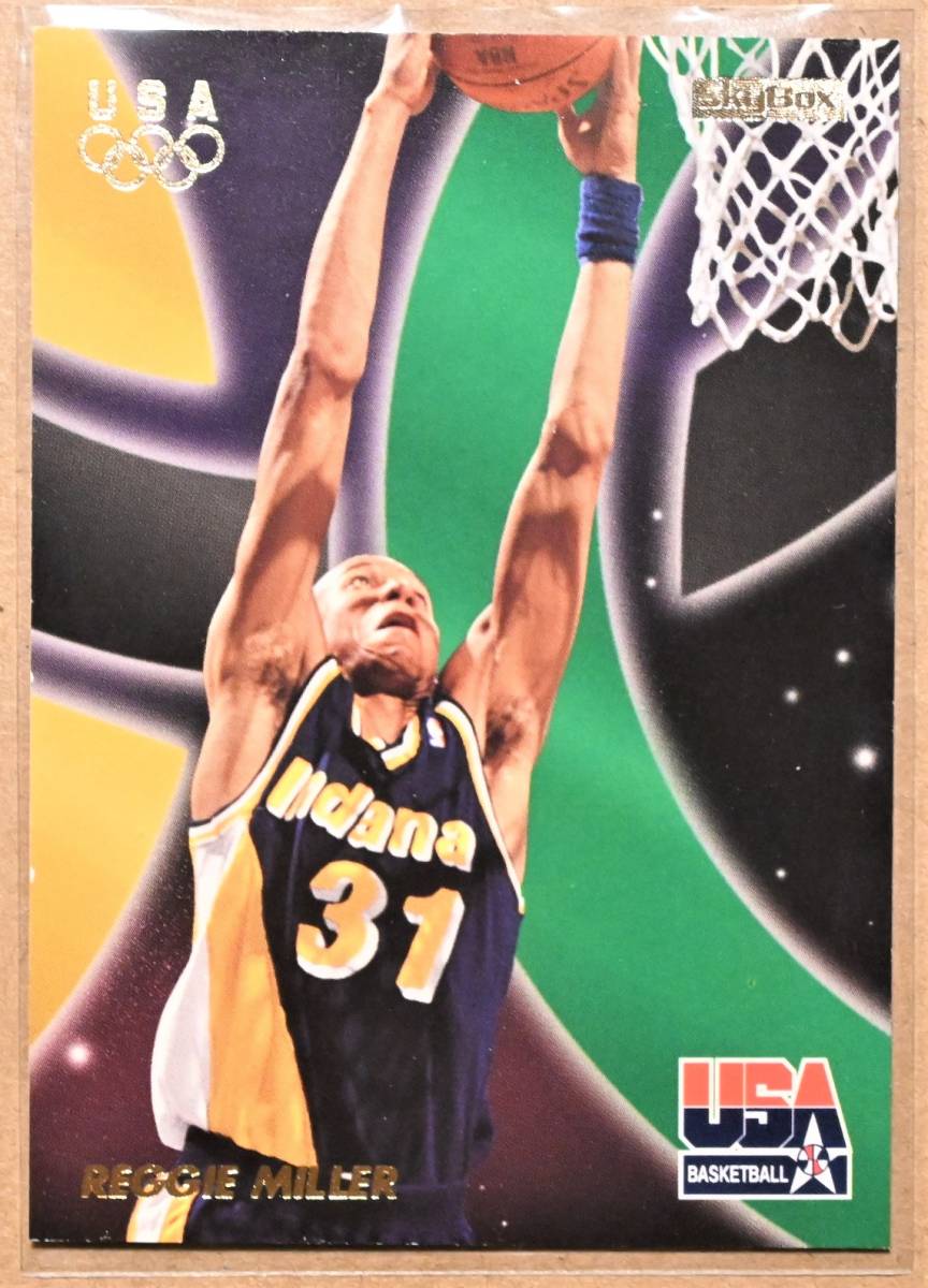 REGGIE MILLER (レジー・ミラー) 1996 skybox USA BASKETBALL トレーディングカード 【NBA インディアナ・ペイサーズ Indiana Pacers】_画像1