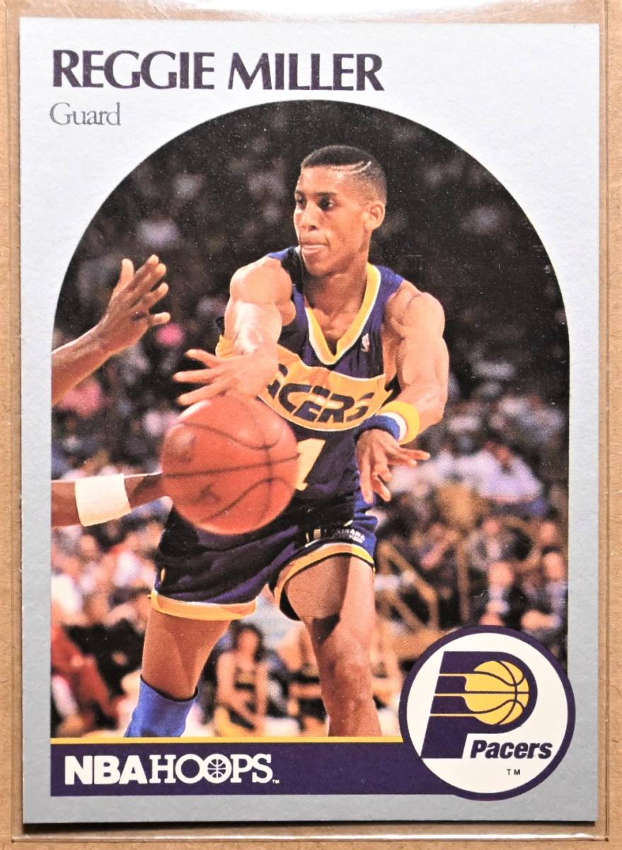 REGGIE MILLER (レジー・ミラー) 1990 NBA HOOPS トレーディングカード 【90s PACERS インディアナペイサーズ】_画像1