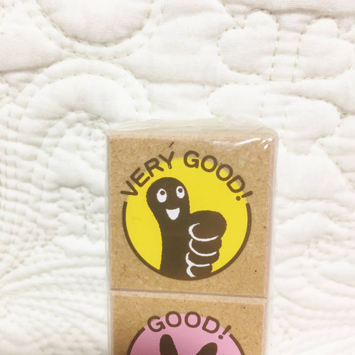 新品　スタンプ　3個セット　「VERY GOOD!」「GOOD!」「OK!]_画像2