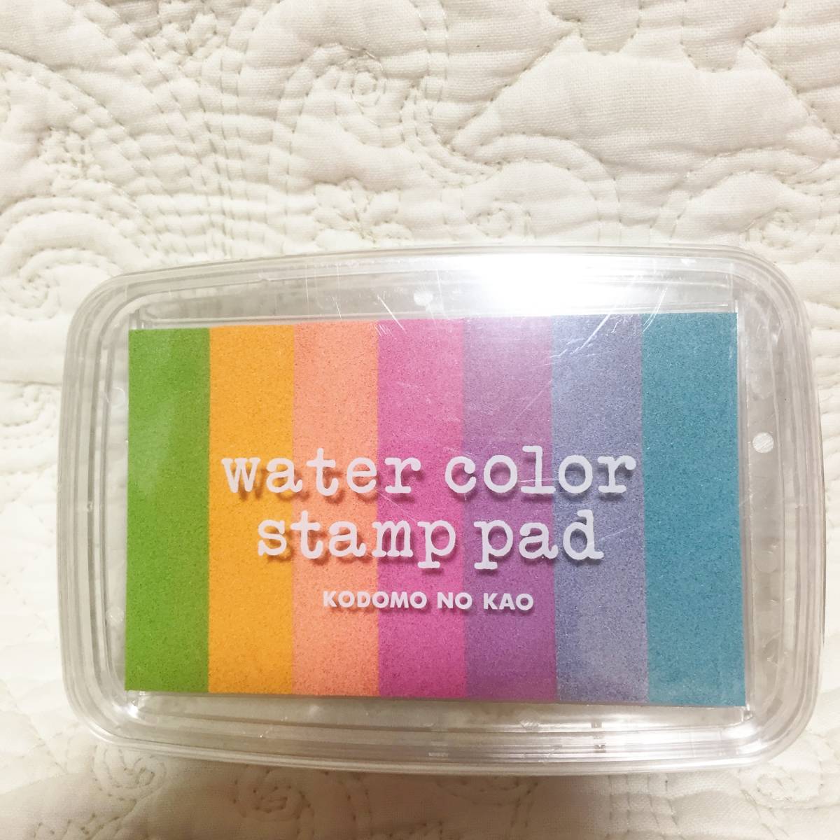 新品　Water color stamp pad　ウォーターカラースタンプパッド　ジェリービーン_画像5