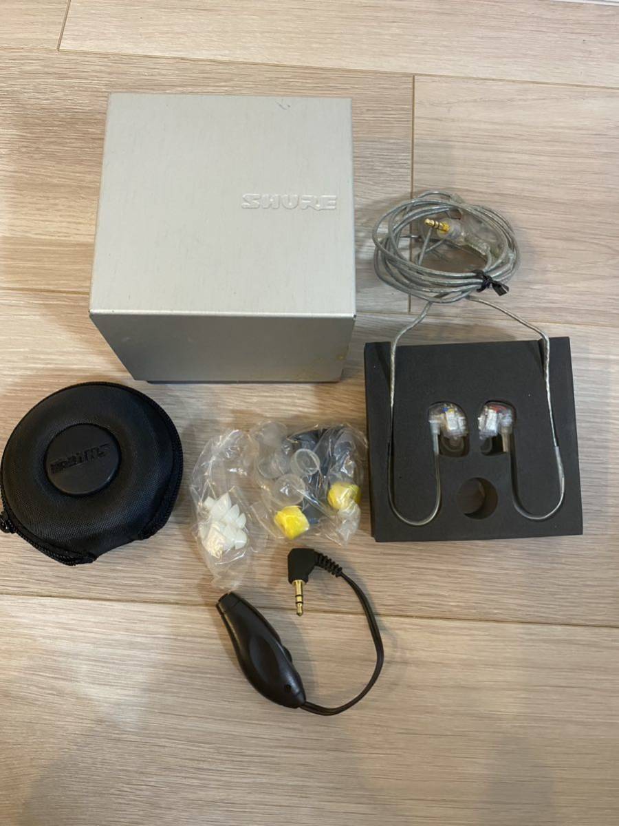 SHURE イヤフォン E5c 名機 希少 激レア 動作確認済み 状態良好 SHURE イヤフォン E5c 名機 希少 激レア 動作確認済み 状態良好