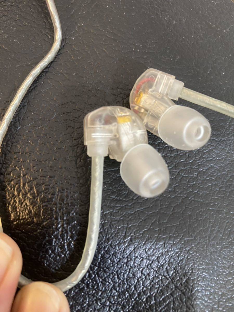 SHURE イヤフォン E5c 名機 希少 激レア 動作確認済み 状態良好 SHURE イヤフォン E5c 名機 希少 激レア 動作確認済み 状態良好