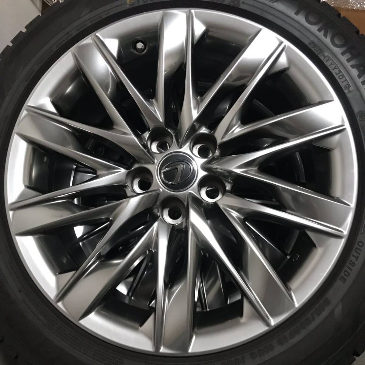 美品 ガリ傷無 バリ山 イボ付】レクサス LS 19インチ 純正ホイール 4本