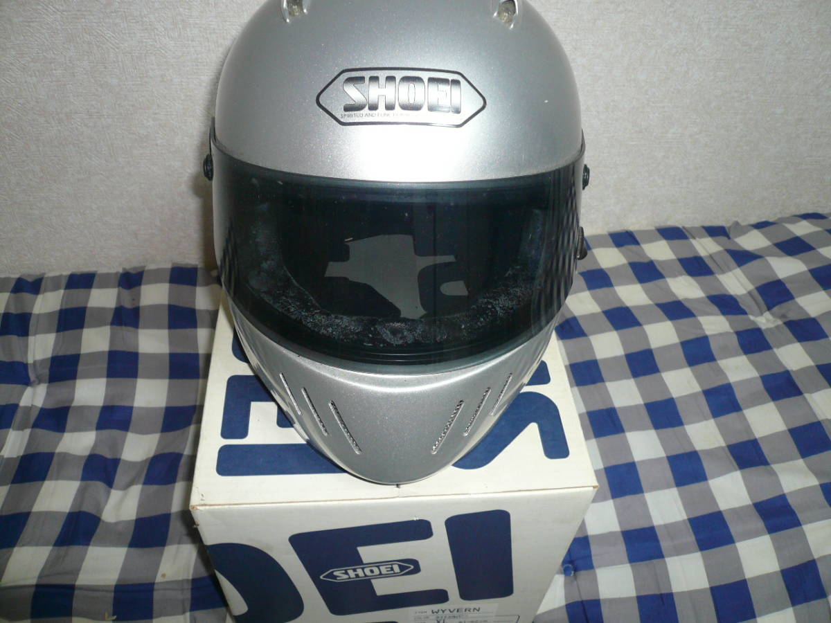 超熱 ショウエイ SHOEI ワイバーン XL スペアシールド 箱他付き XL