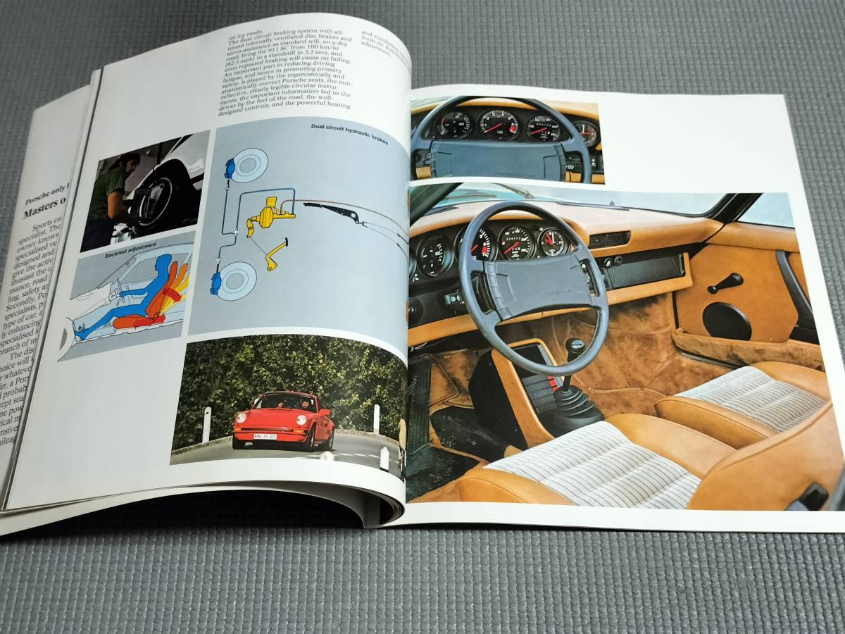 ポルシェ 911SC/turbo 英語版カタログ PORSCHE 1979の画像5