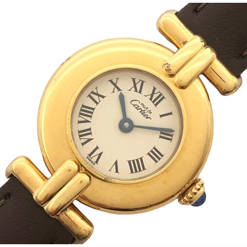 カルティエ Cartier マストコリゼ 59002 アイボリー 腕時計 レディース 