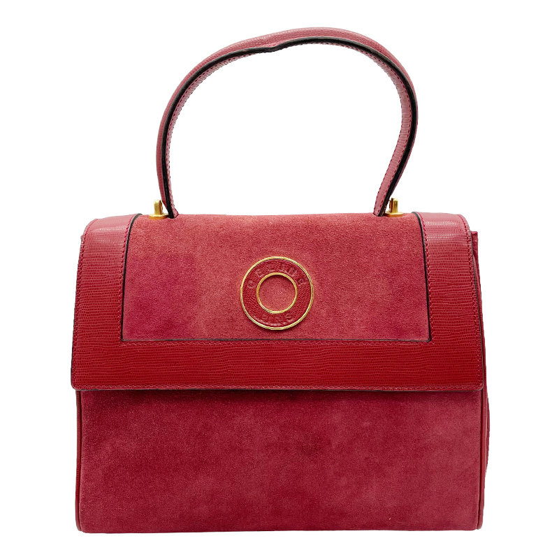 セリーヌ 2way レッド CELINE ショルダーバッグ ヴィンテージ-