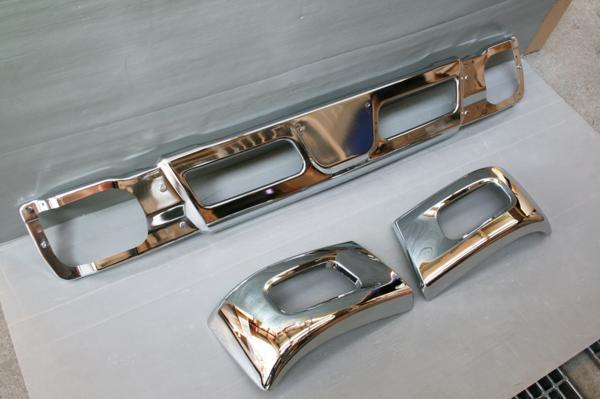  Mitsubishi Fuso Blue TEC Canter standard plating front bumper plating side bumper corner set 