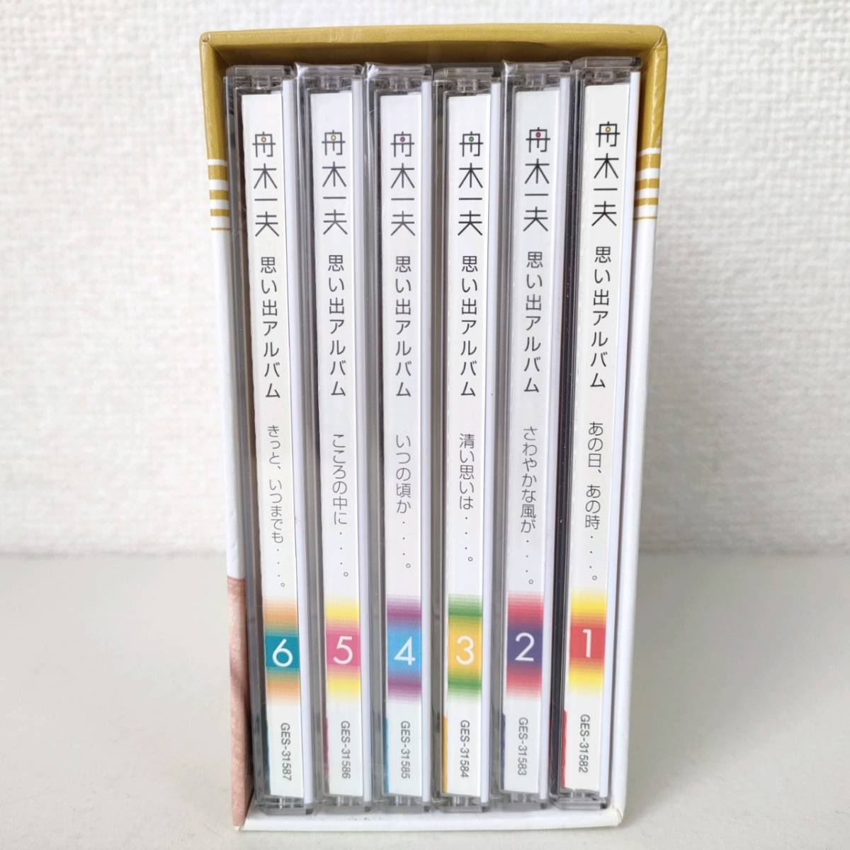 CD A0733K 舟木一夫 思い出アルバム BOX ボックス 未開封CD3巻含 全6巻 芸能デビュー45周年記念の画像2
