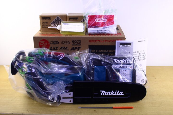 ●【未使用】makita/マキタ MUC254D 充電式チェンソー 250mm 18V 切断機 電動工具 木工用【10814273】_画像1