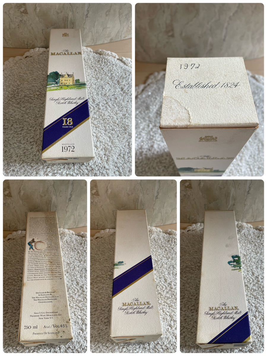 未開栓 THE MACALLAN ザ マッカラン1972オールドボトル18年 スコッチ ...
