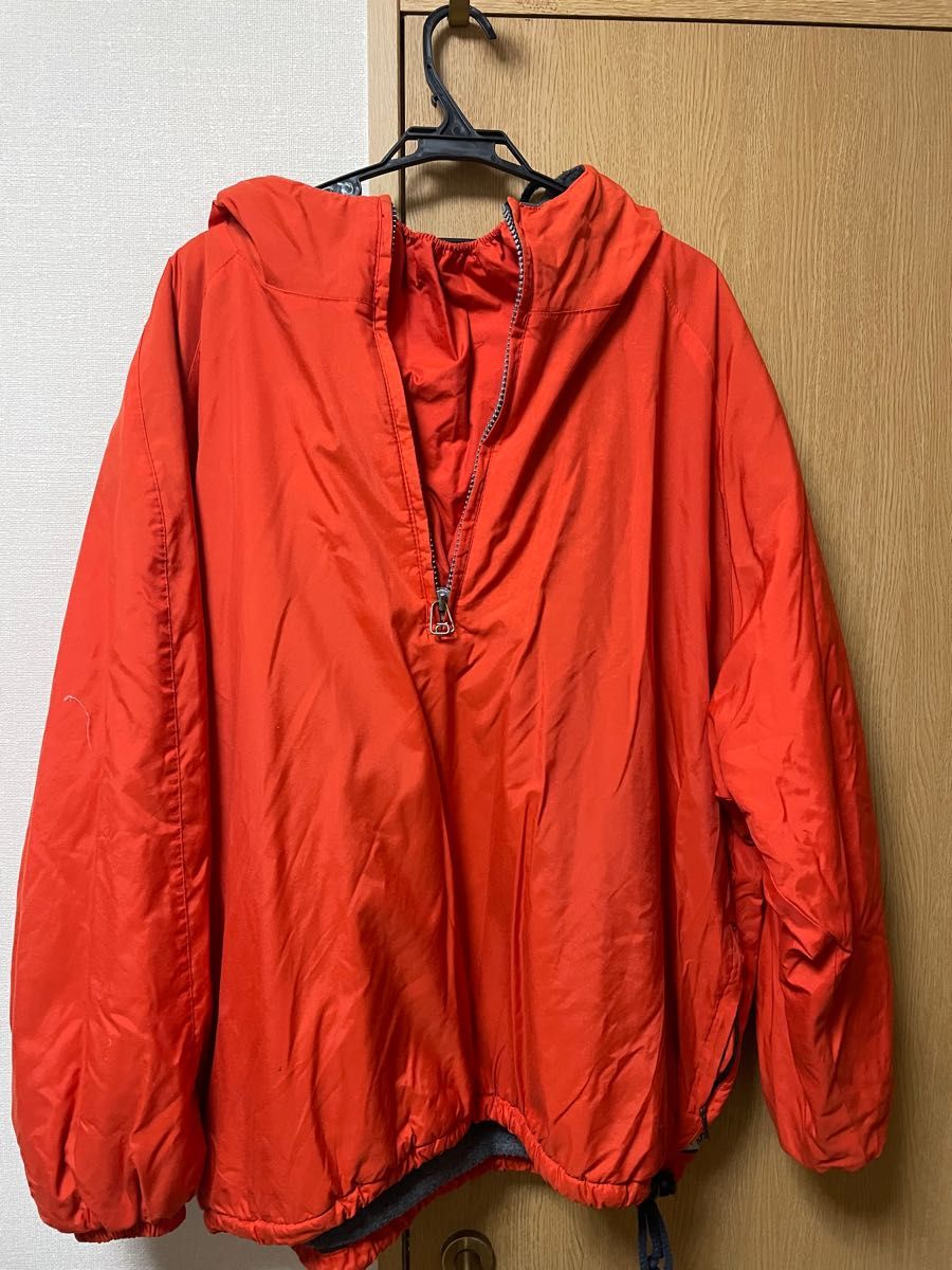 90's アバクロ プルオーバー ハーフジップ アウター オレンジ 90's アバクロ プルオーバー ハーフジップ アウター オレンジ