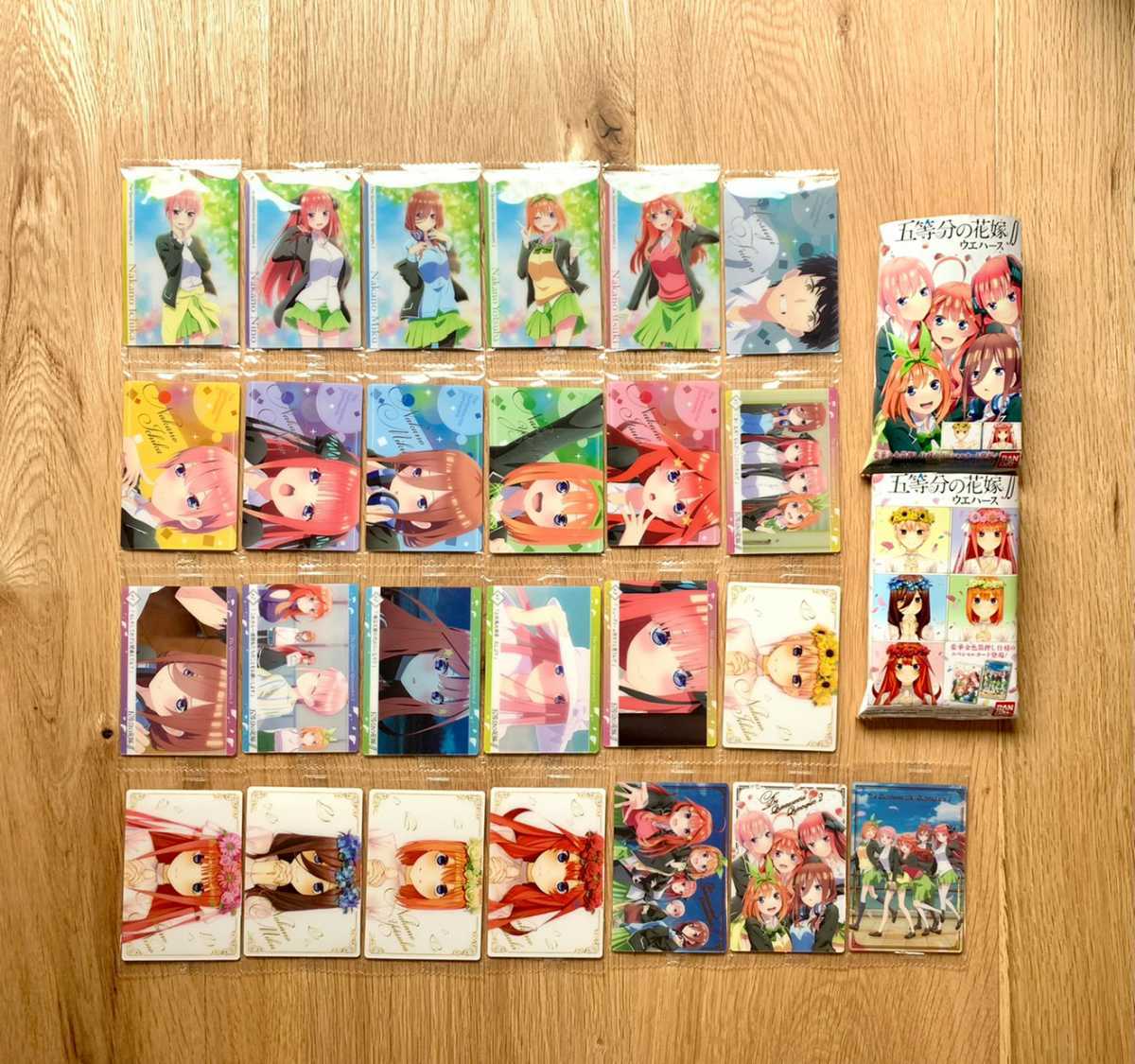 種類豊富な品揃え 五等分の花嫁ウエハースカード四葉 econet.bi