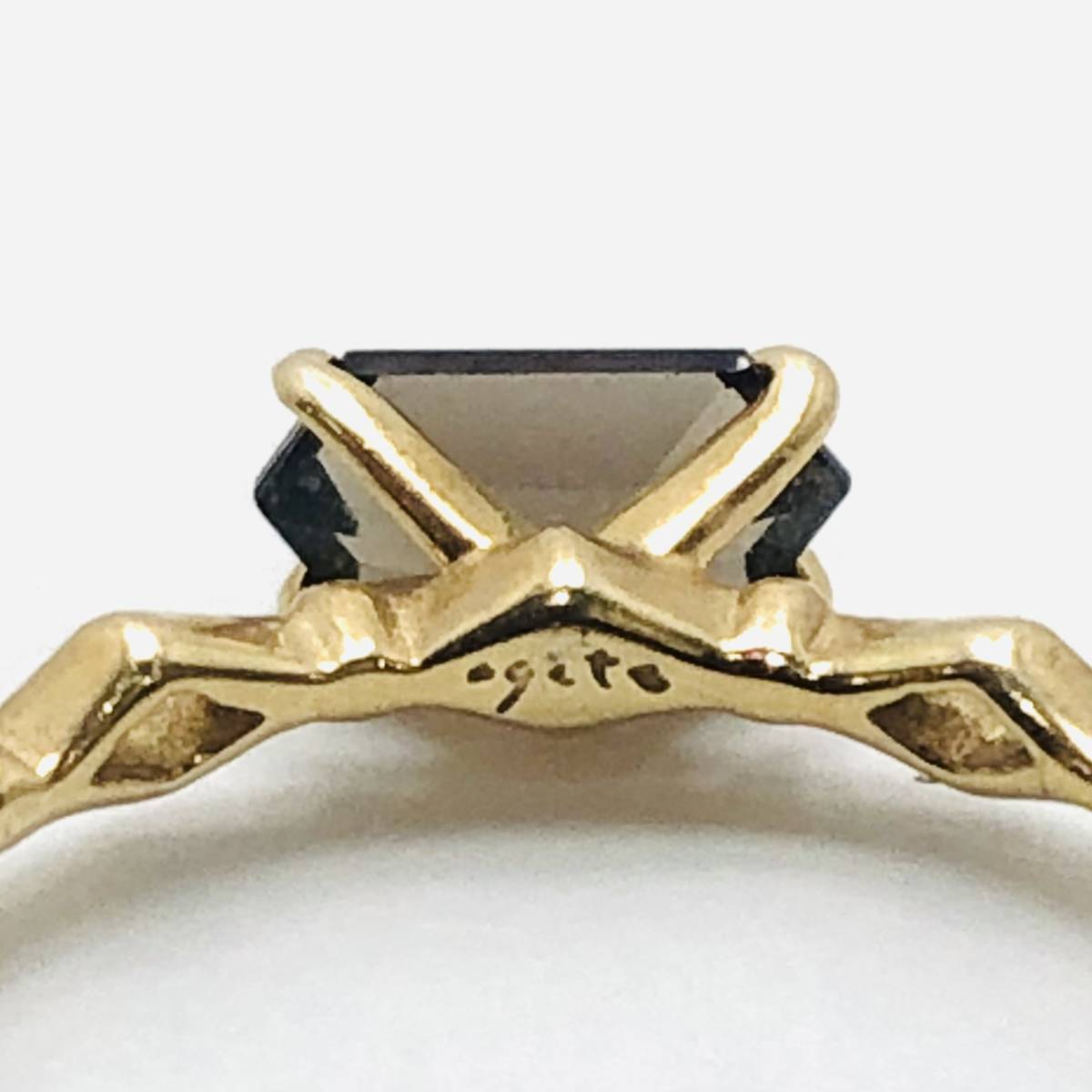 現金特価】 K10YG アガット agete 美品 イエローゴールド アクセサリー