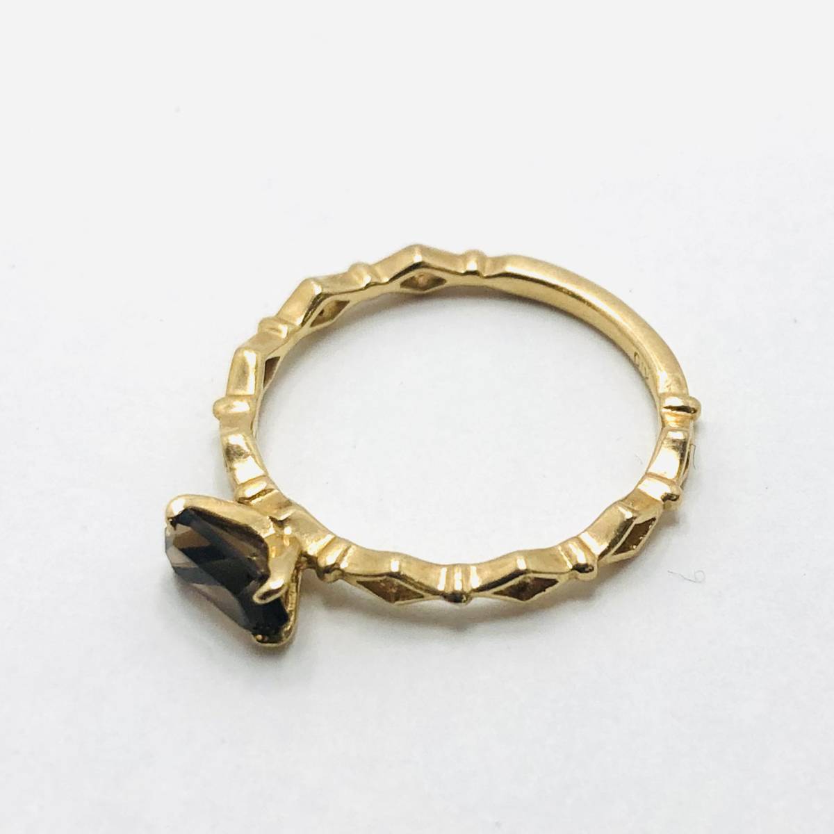 現金特価】 K10YG アガット agete 美品 イエローゴールド アクセサリー