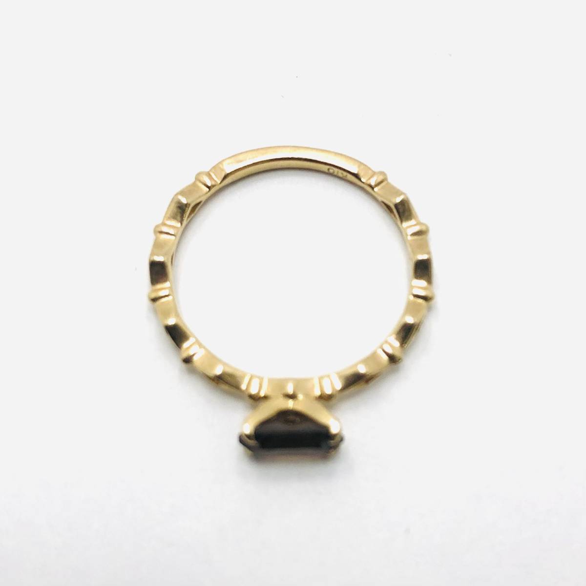現金特価】 K10YG アガット agete 美品 イエローゴールド アクセサリー