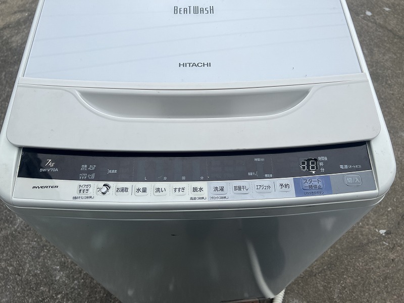 お礼や感謝伝えるプチギフト 7.0kg 洗濯機 日立 HITACHI BW-V70A 中古