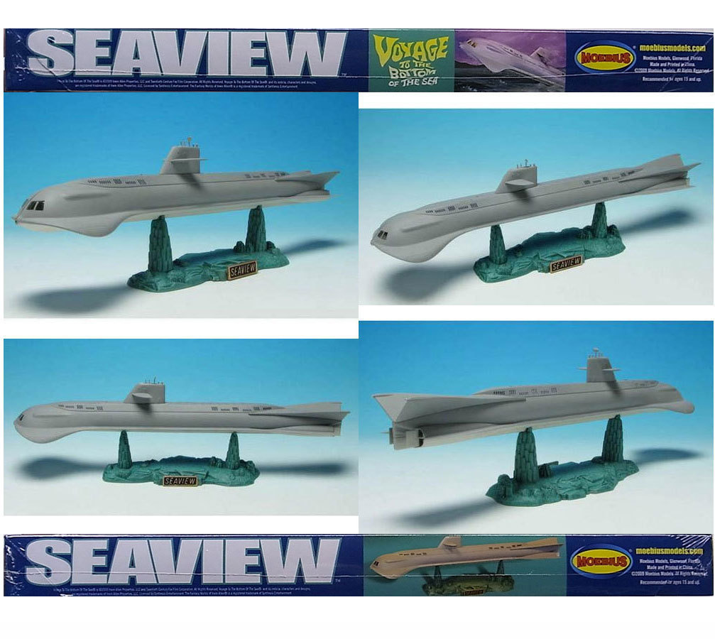 メビウスモデル【SEAVIEW】シービュー号 / VOYAGE TO THE BOTTOM OF THE SEA 1/350_画像2