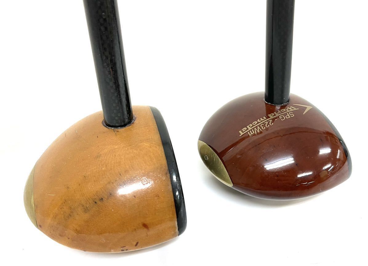 パークゴルフクラブ SPG-223Wm World model SPG 2点セット 右打ち用 全長約85cm パークゴルフ ボール付き 0124①の画像3