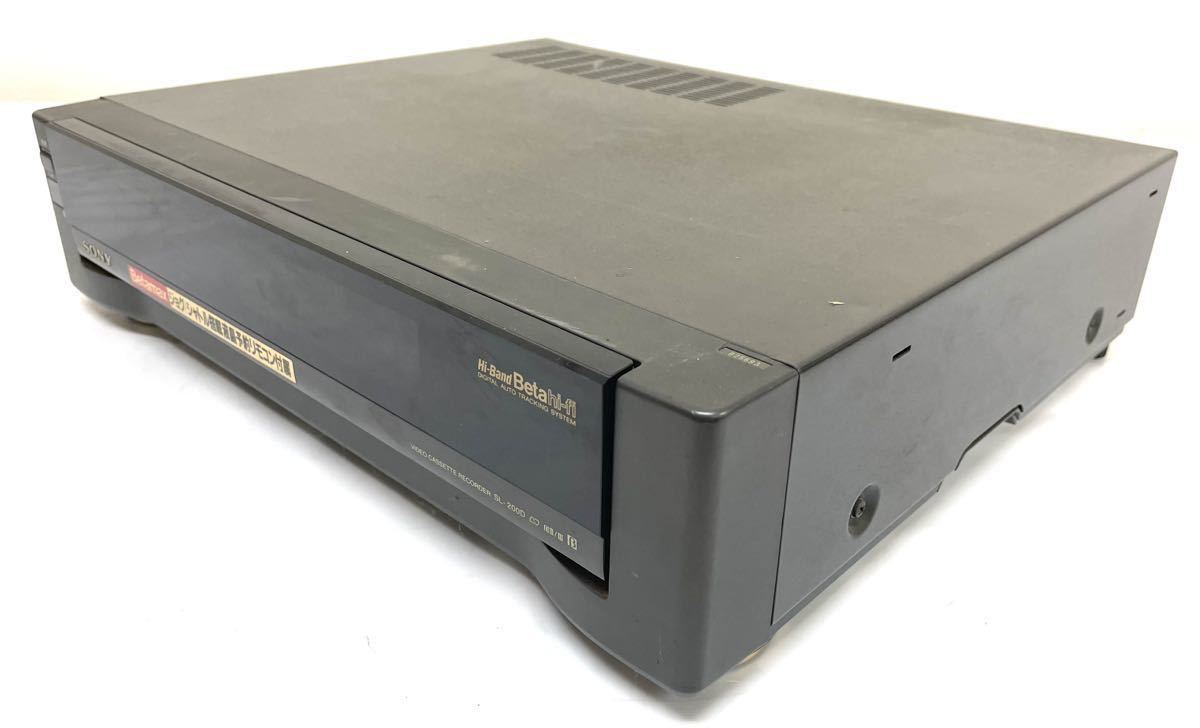 SONY ソニー Betamax SL-200D ベータビデオデッキ Hi-Band Beta 本体のみ ①の画像3