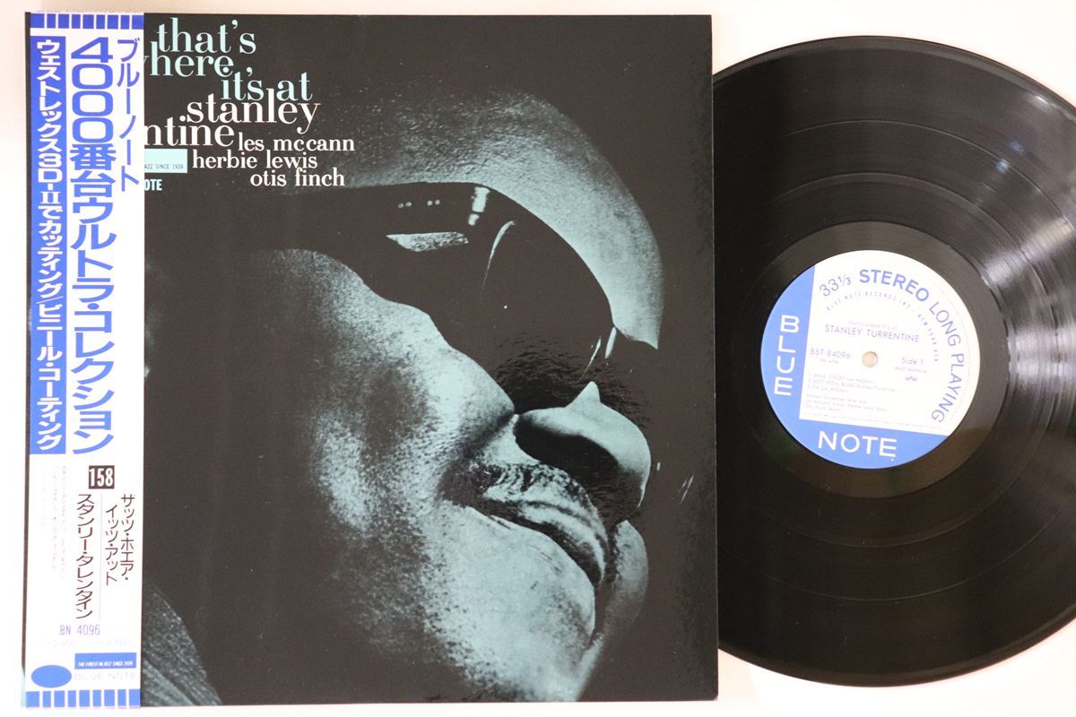 ジャズ一般 LP Stanley Turrentine That's Where It's At ,BST84096 BLUE NOTE Japan Vinyl /00260