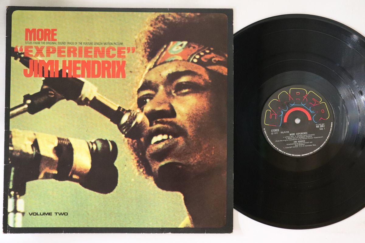 英LP Jimi Hendrix More Experience Jimi Hendrix Volume Two NR5061 EMBER /00260_画像1