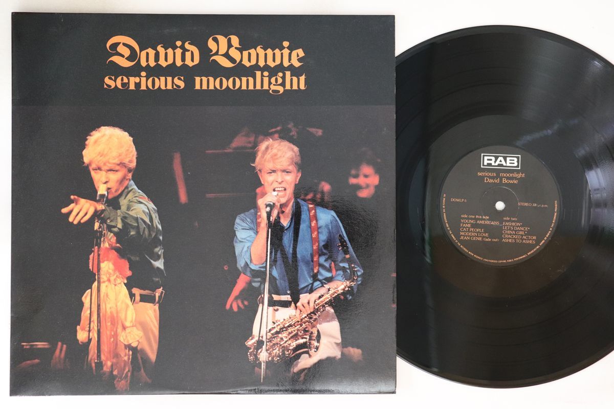 LP David Bowie Serious Moonlight DOWLP5 RAB /00260_画像1