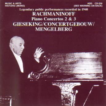 CD Rachmaninoff, Mendelberg; Cgb Piano Concerto 2 CD250 /00110_画像1