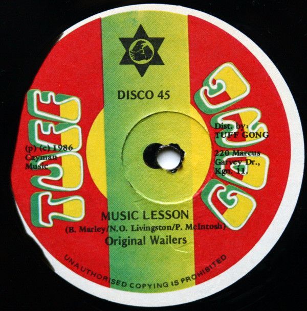ジャマイカLP The Wailers Music Lesson / Nice Time none Tuff Gong /00260の画像1