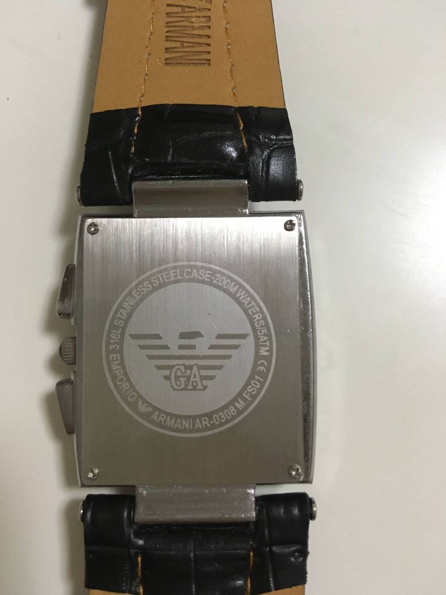 EMPORIO ARMANI Emporio Armani quartz wristwatch AR-0308: Real 