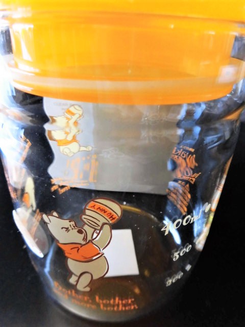 [ new goods ] Disney Pooh heat-resisting glass preservation container clear pack series Pyrex 
