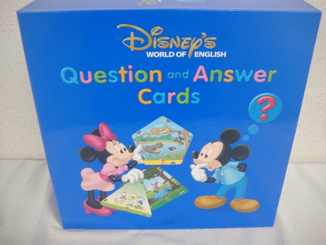 新品 DWE ディズニー英語システム Q&Aカード Question and Answer Cards クエスチョンアンドアンサーカード 英会話  幼児英語 №99