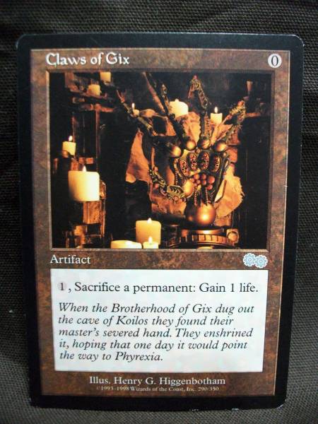 MTG ギックスのかぎ爪/Claws of Gix 英語版_画像1