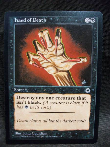 MTG 死神の魔手/Hand of Death 英語版_画像1